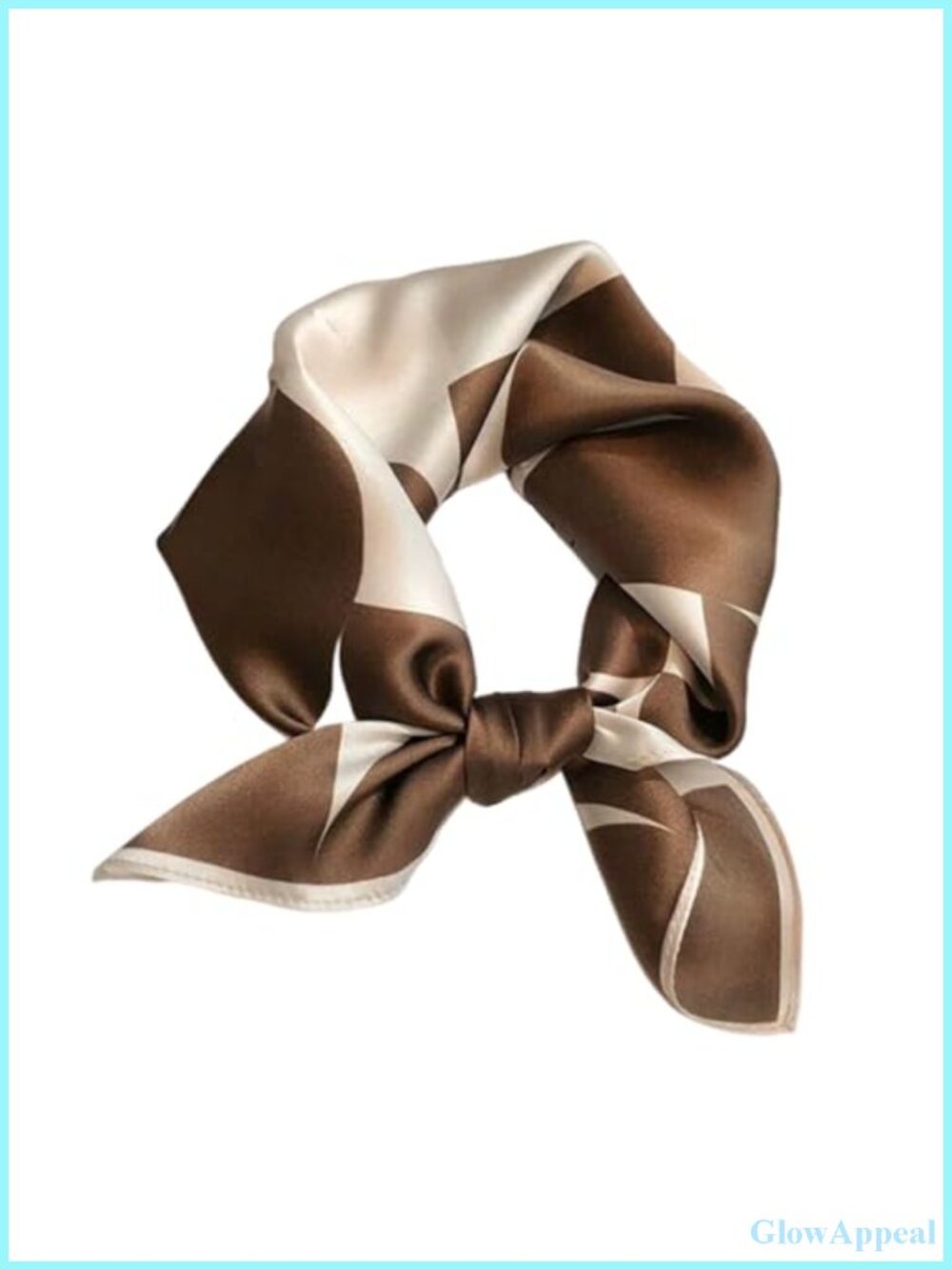 100% Mulberry Silk Square Neck Scarf for Women 21 Inches